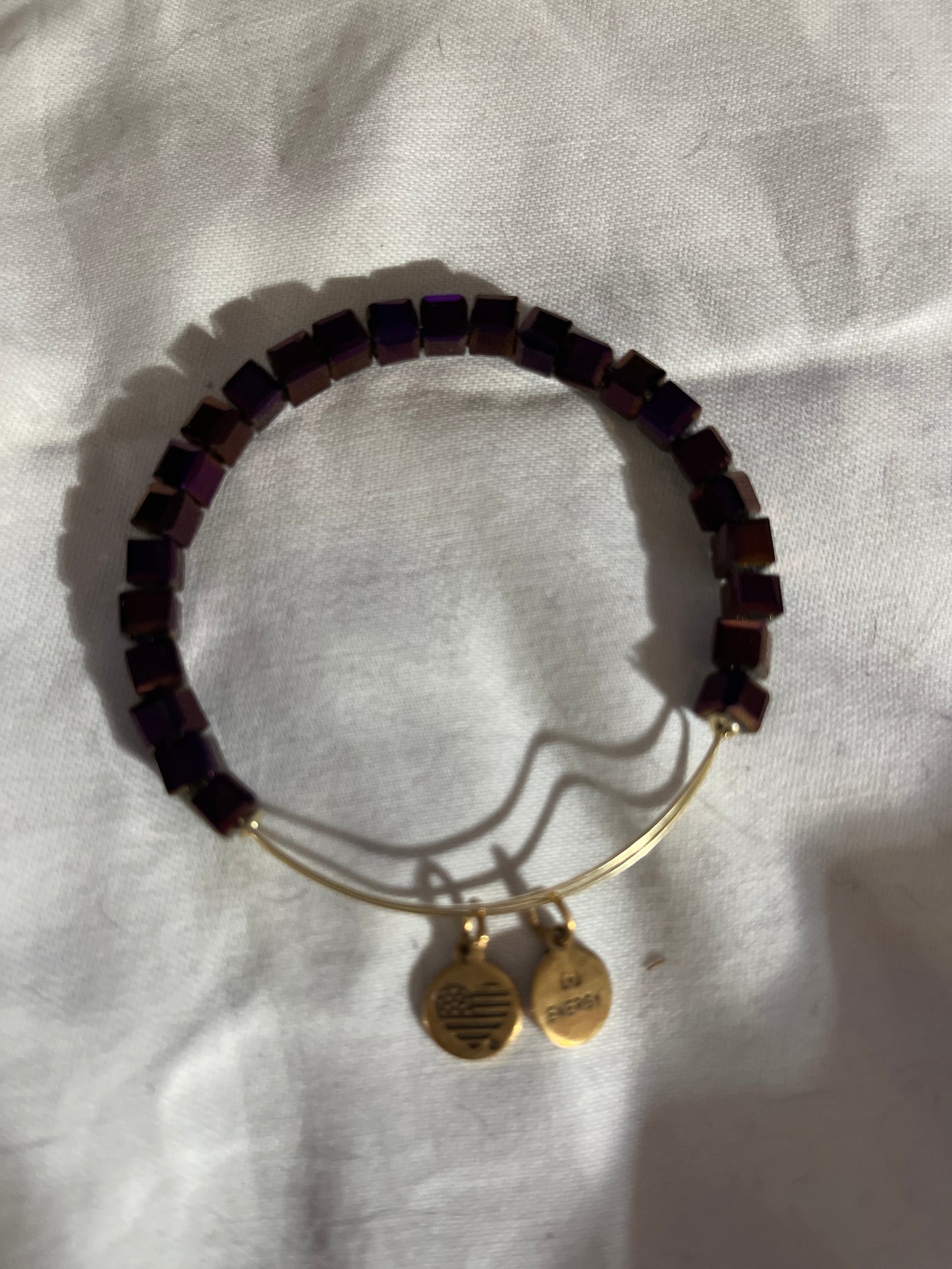 Purple energy bracelet