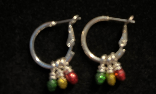 Christmas earrings