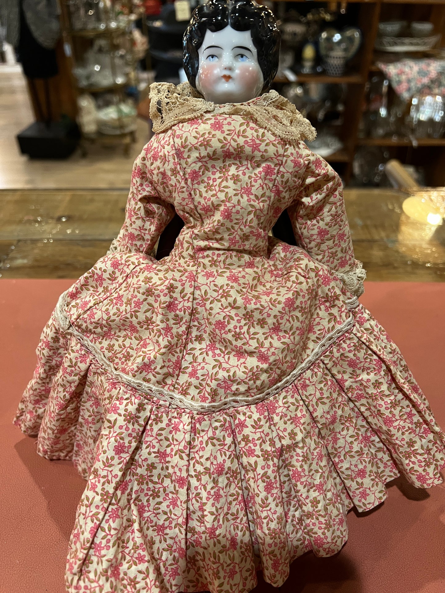 Vtg Porcelain Doll