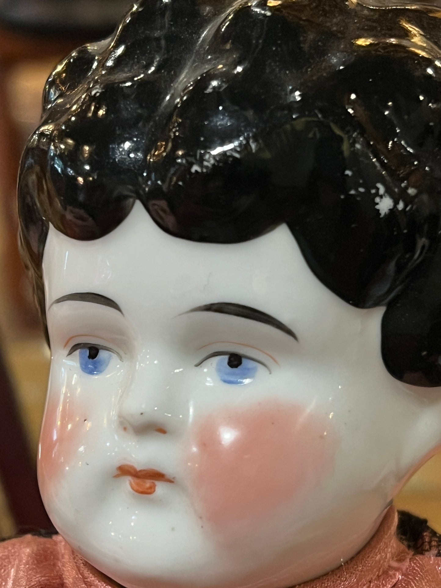 Vtg Large Porcelain Doll