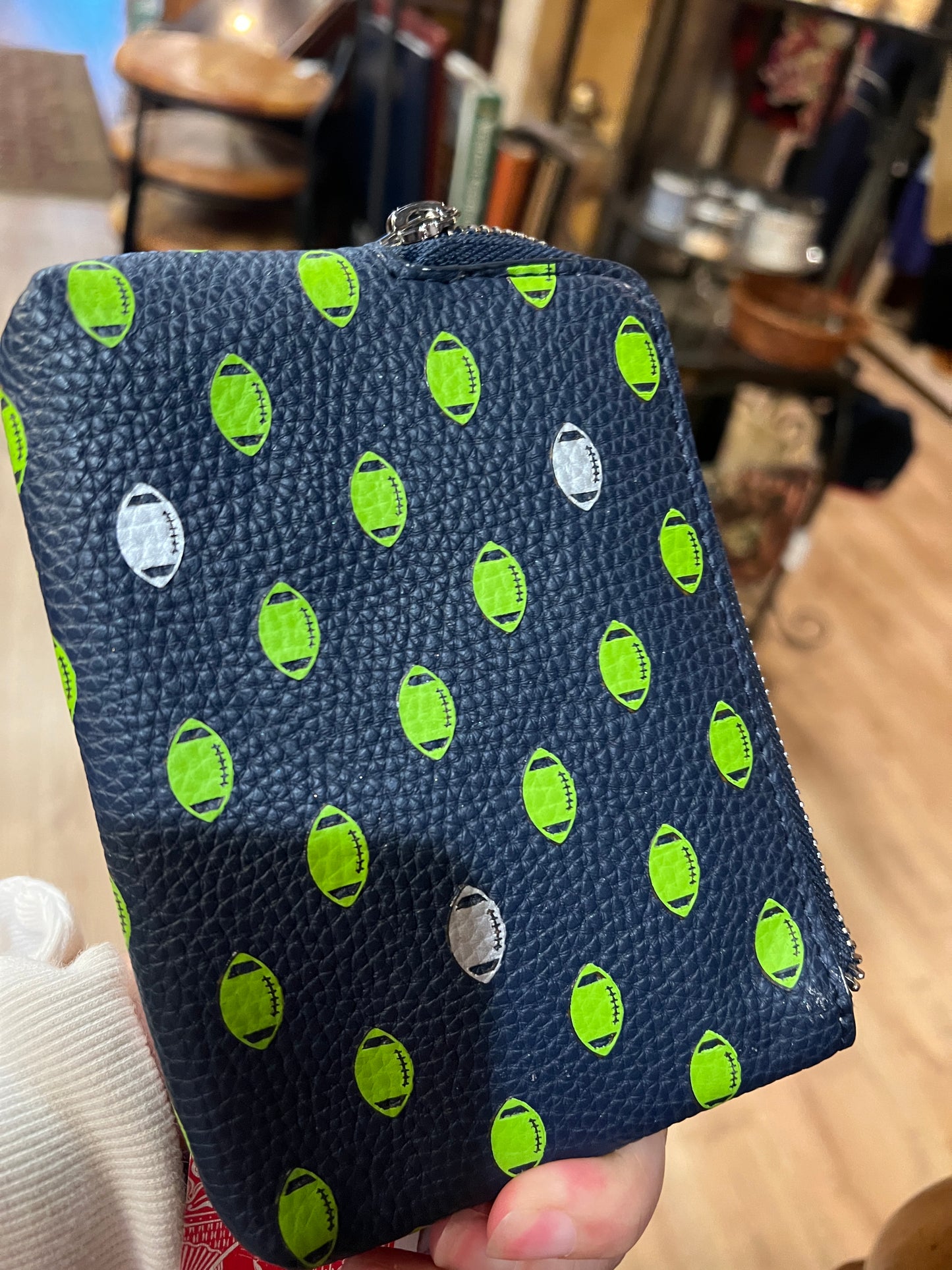 Seahawks Football Wristlet Wallet