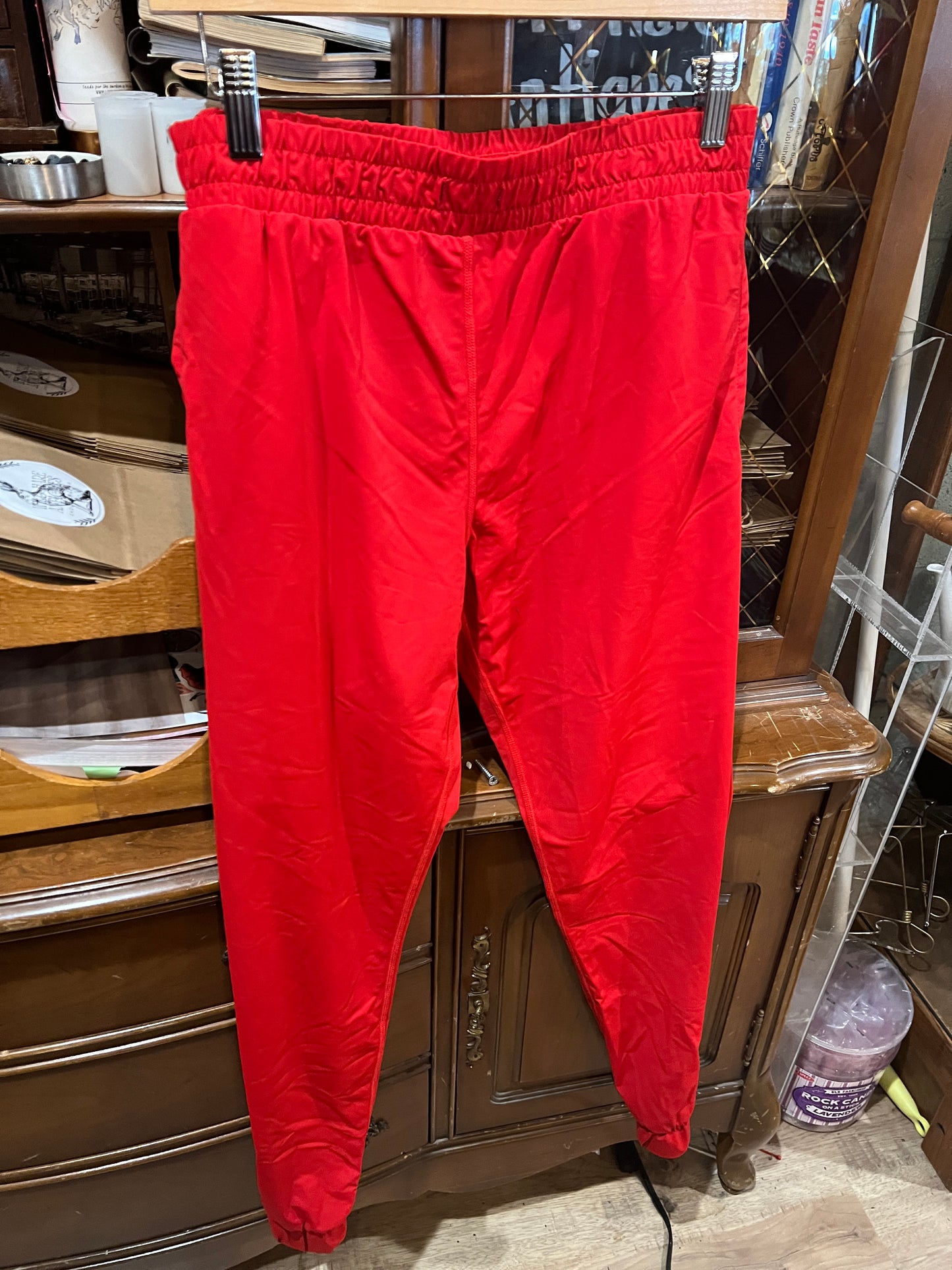 Red Track Pants