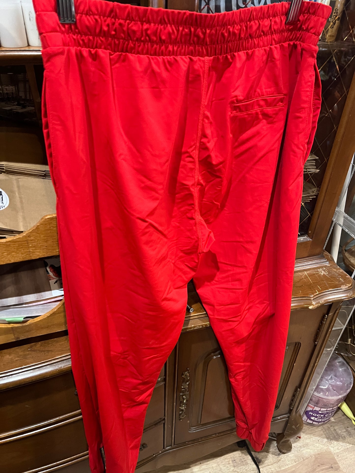 Red Track Pants