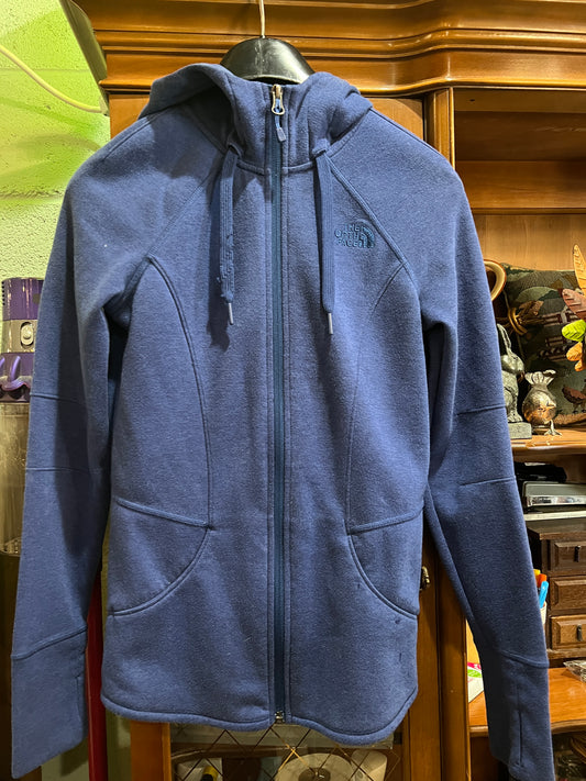 North Face Navy Full Zip Sweater