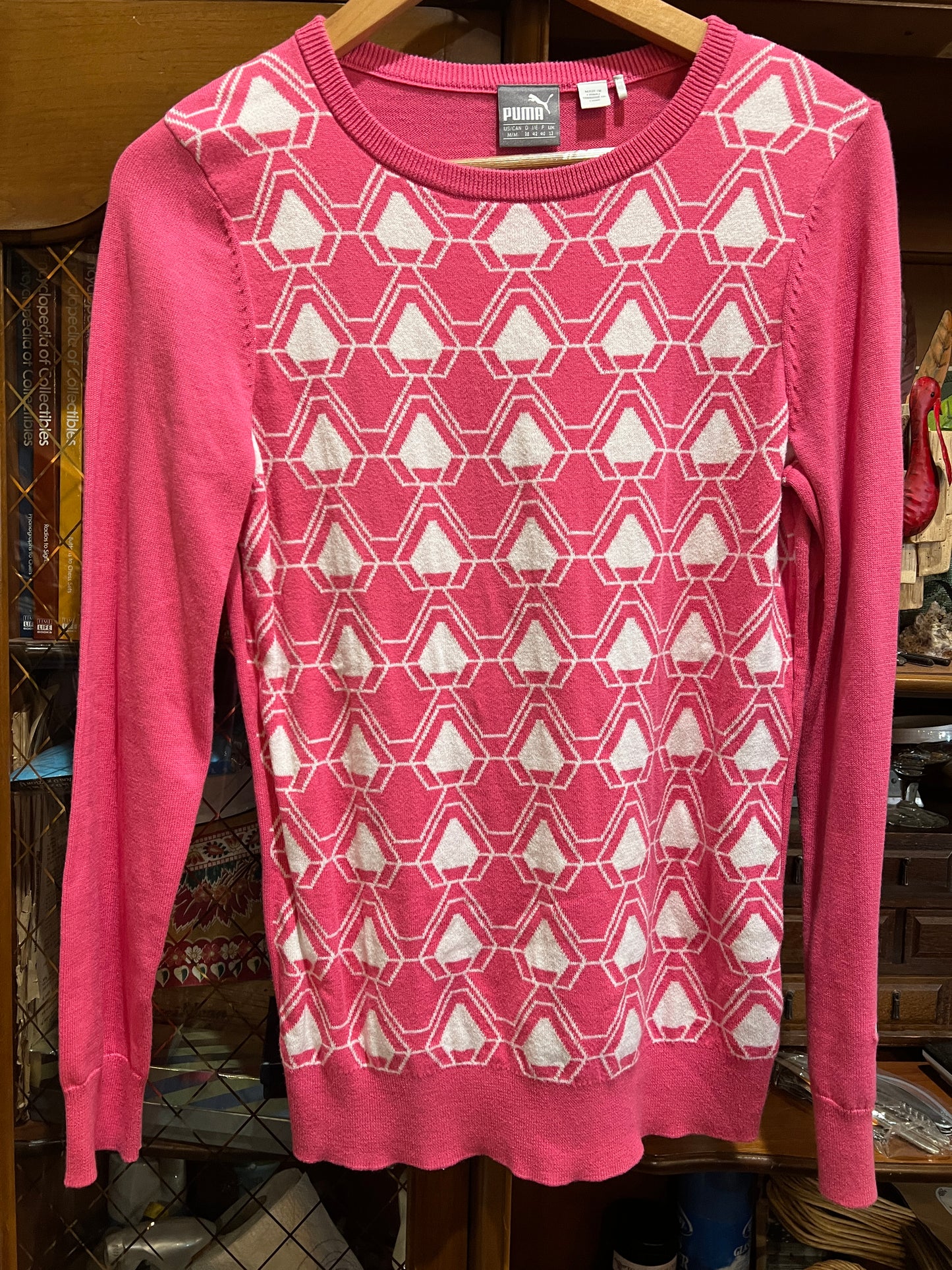 Pink Puma Patterned Long Sleeve