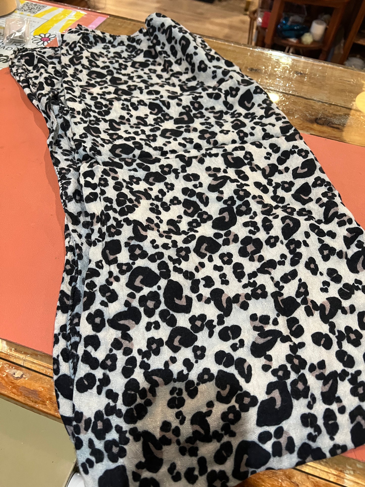 Helene Berman Animal Print Scarf