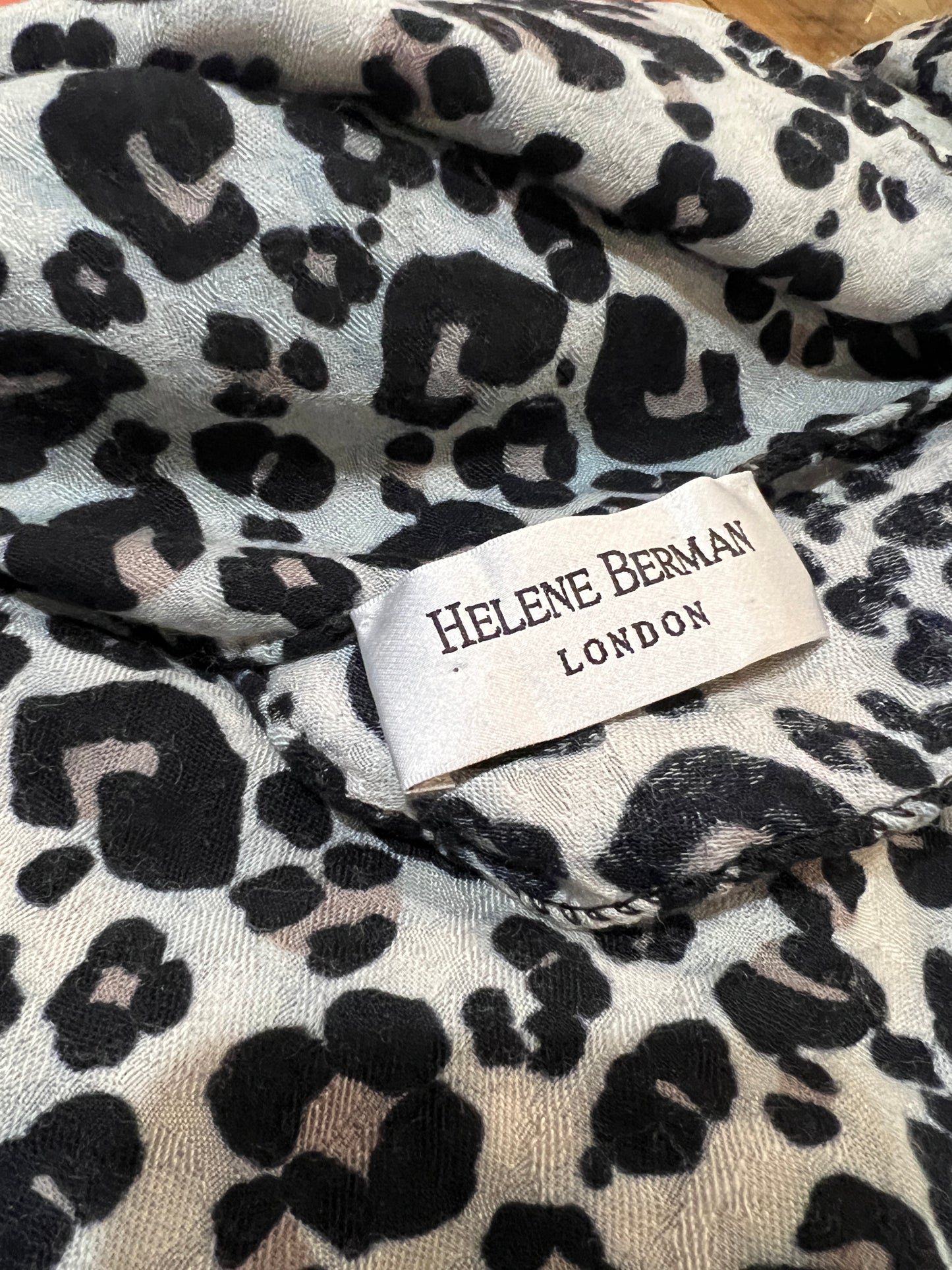 Helene Berman Animal Print Scarf