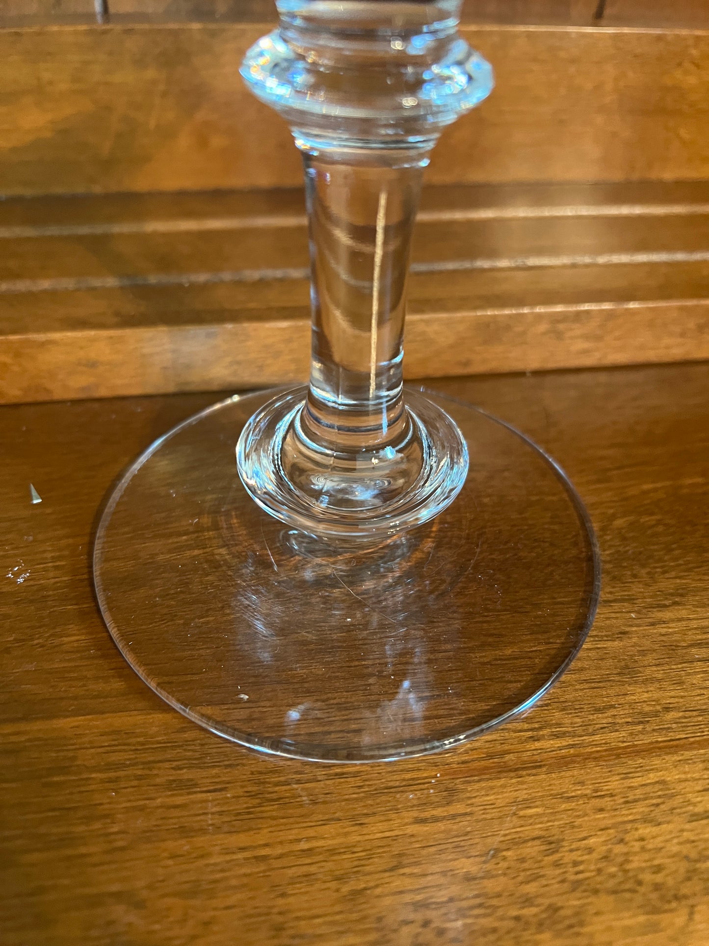 Vtg Rose Vines Etched Glass Pedestal Bowl