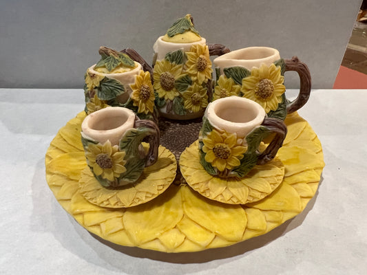 Mini Sunflower Tea Set (10 pcs)