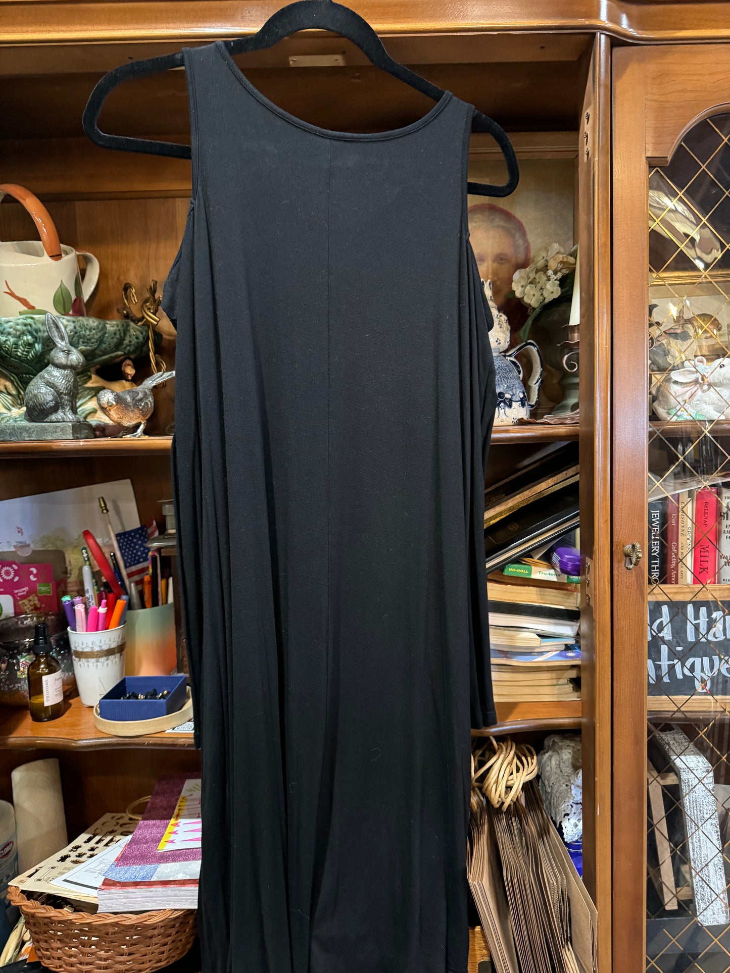 Black Off The Shoulder Shirt Dress