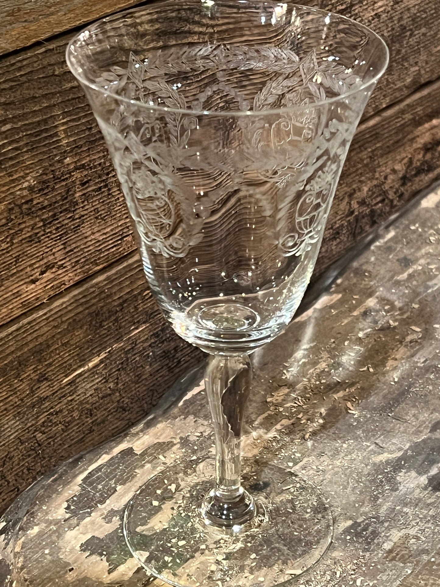 Antique Tiffin-Franciscan Wine Glasses