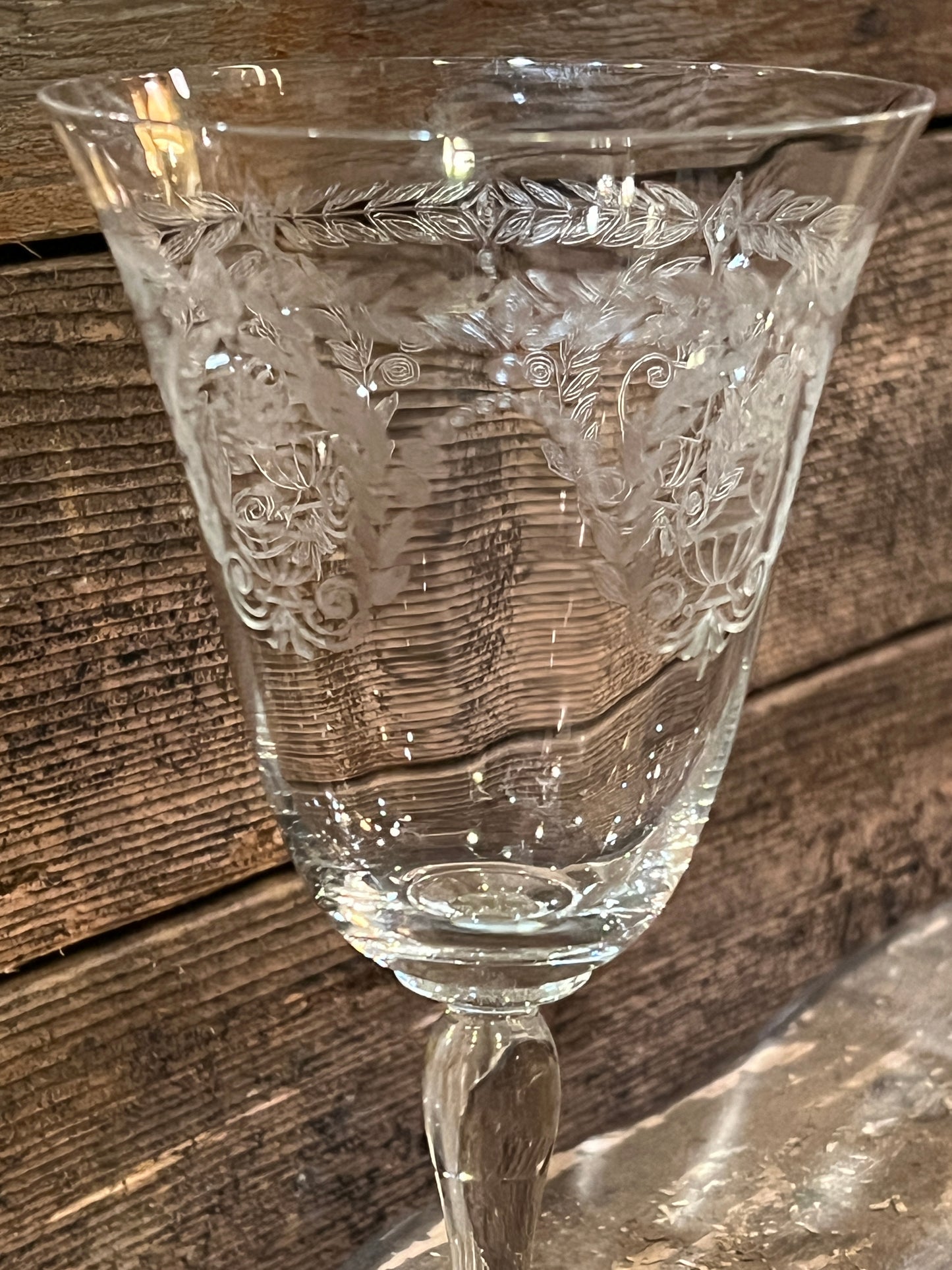 Antique Tiffin-Franciscan Wine Glasses