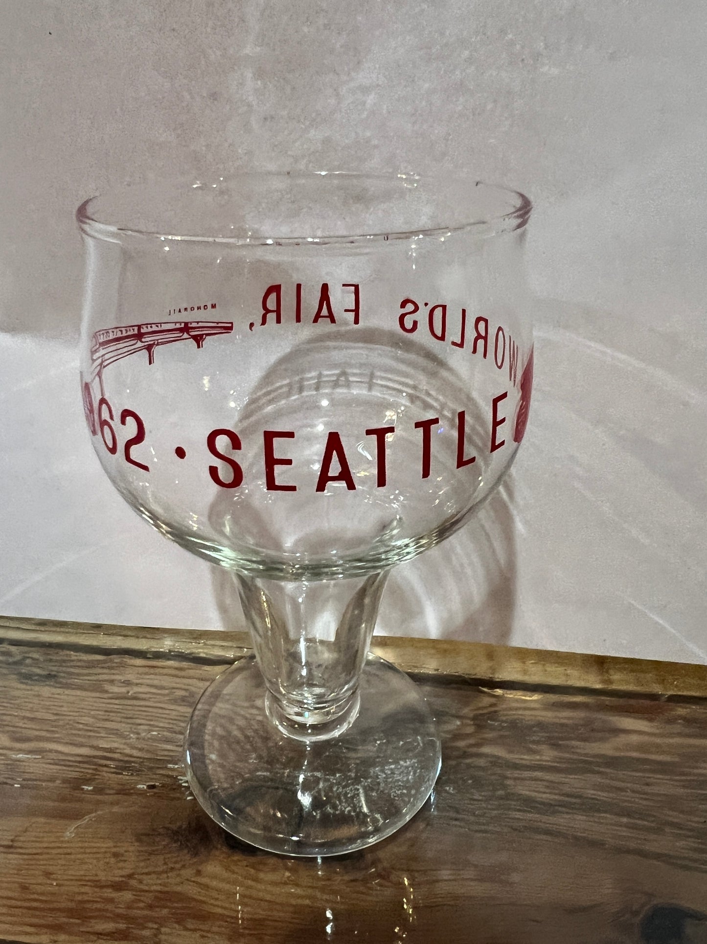 1962 Seattle Worlds Fair Drinking Glass