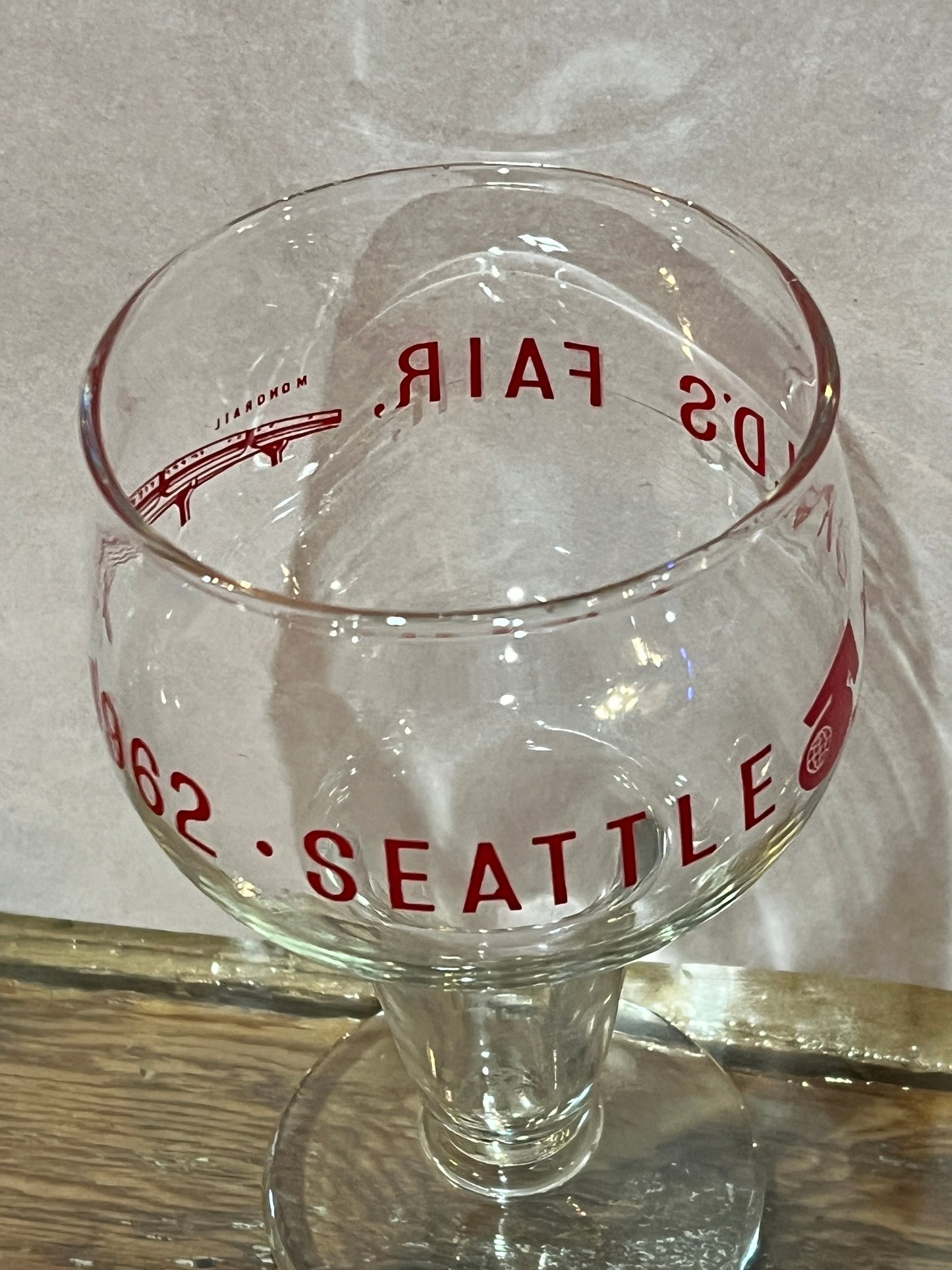 1962 Seattle Worlds Fair Drinking Glass