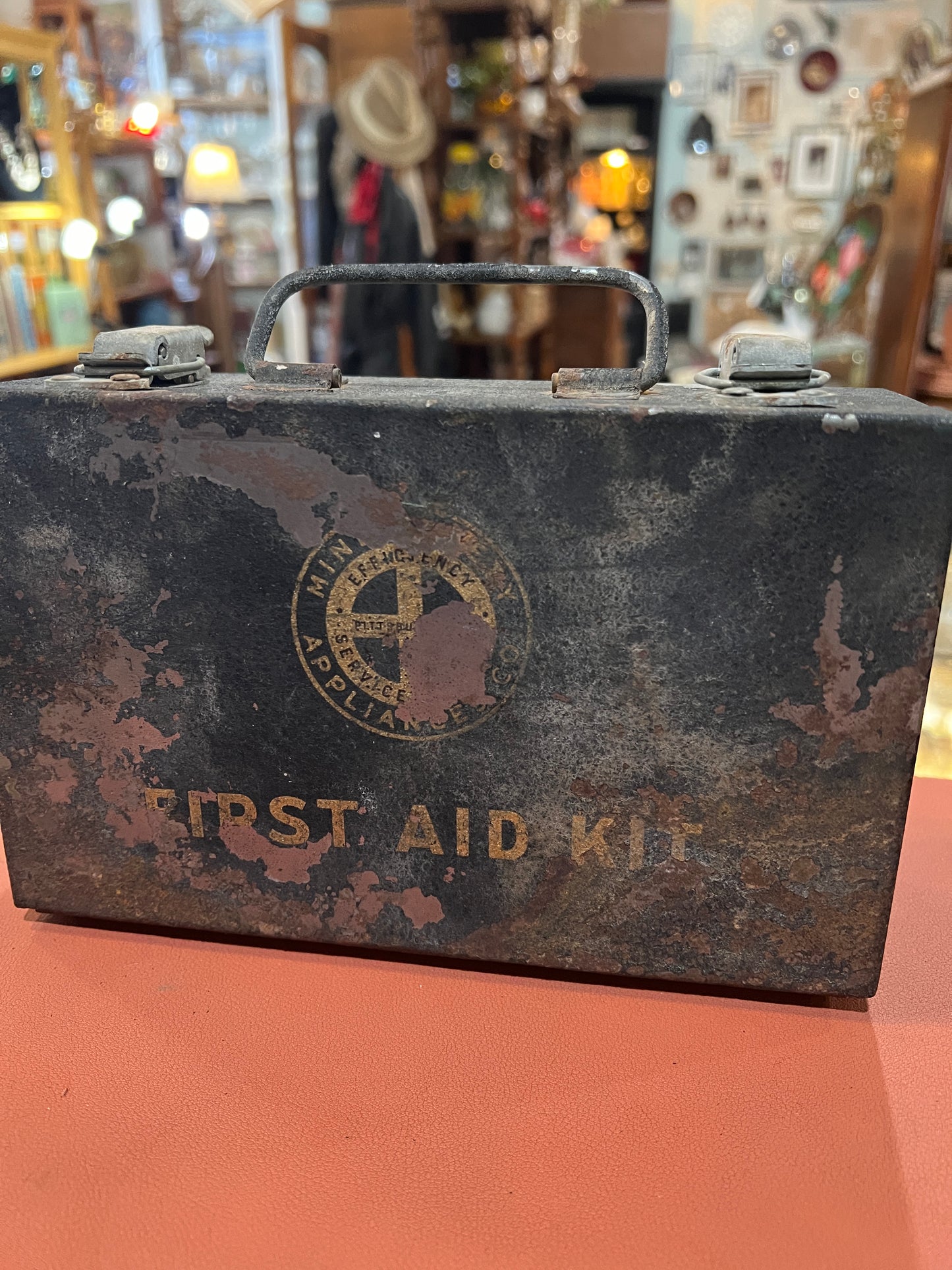 Antique MSA First Aid Kit - Original items inside