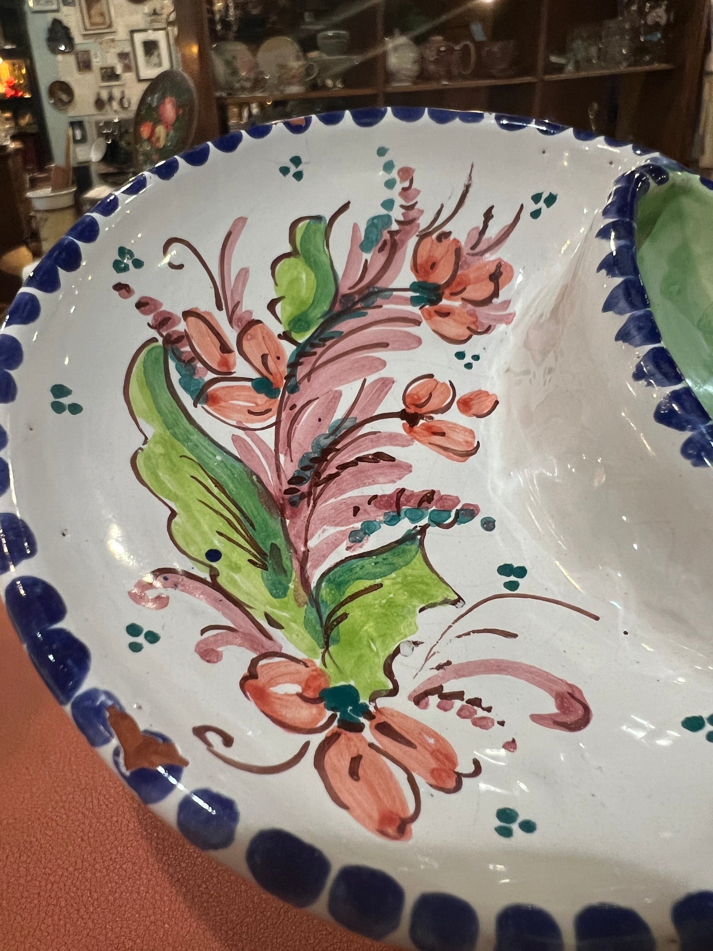 Hand Painted Side Dish