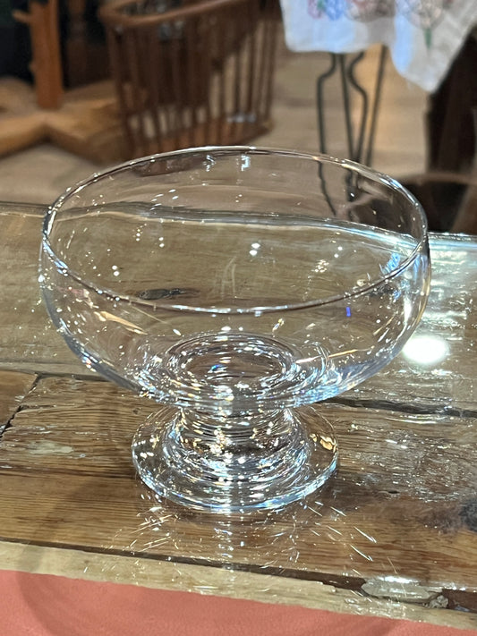 Crystal Pedestal Bowl