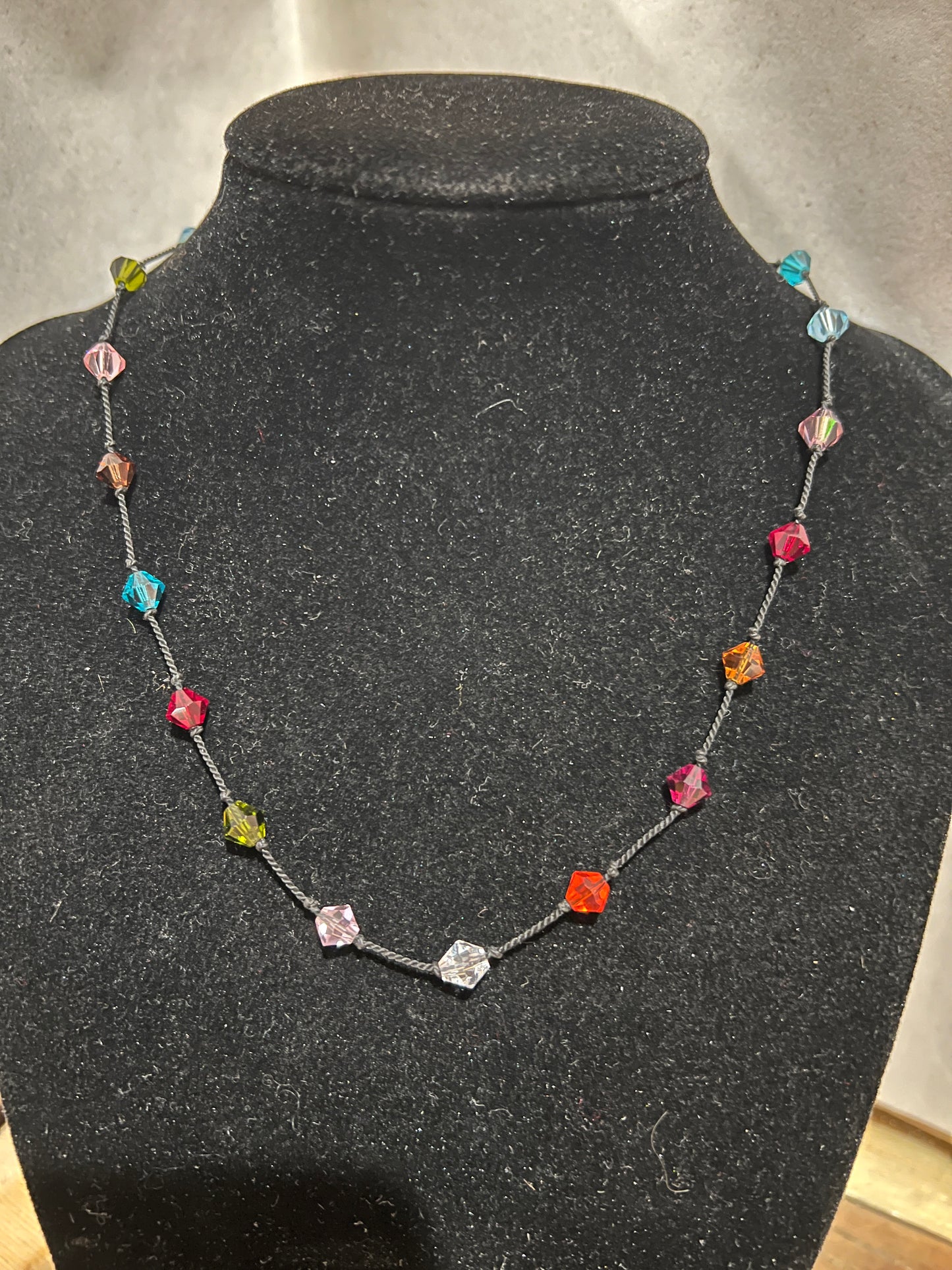 Vtg Rachel’s Multicolored beaded Necklace