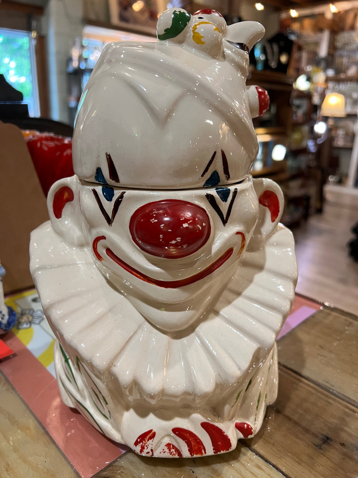 Vtg McCoy Clown Cookie Jar