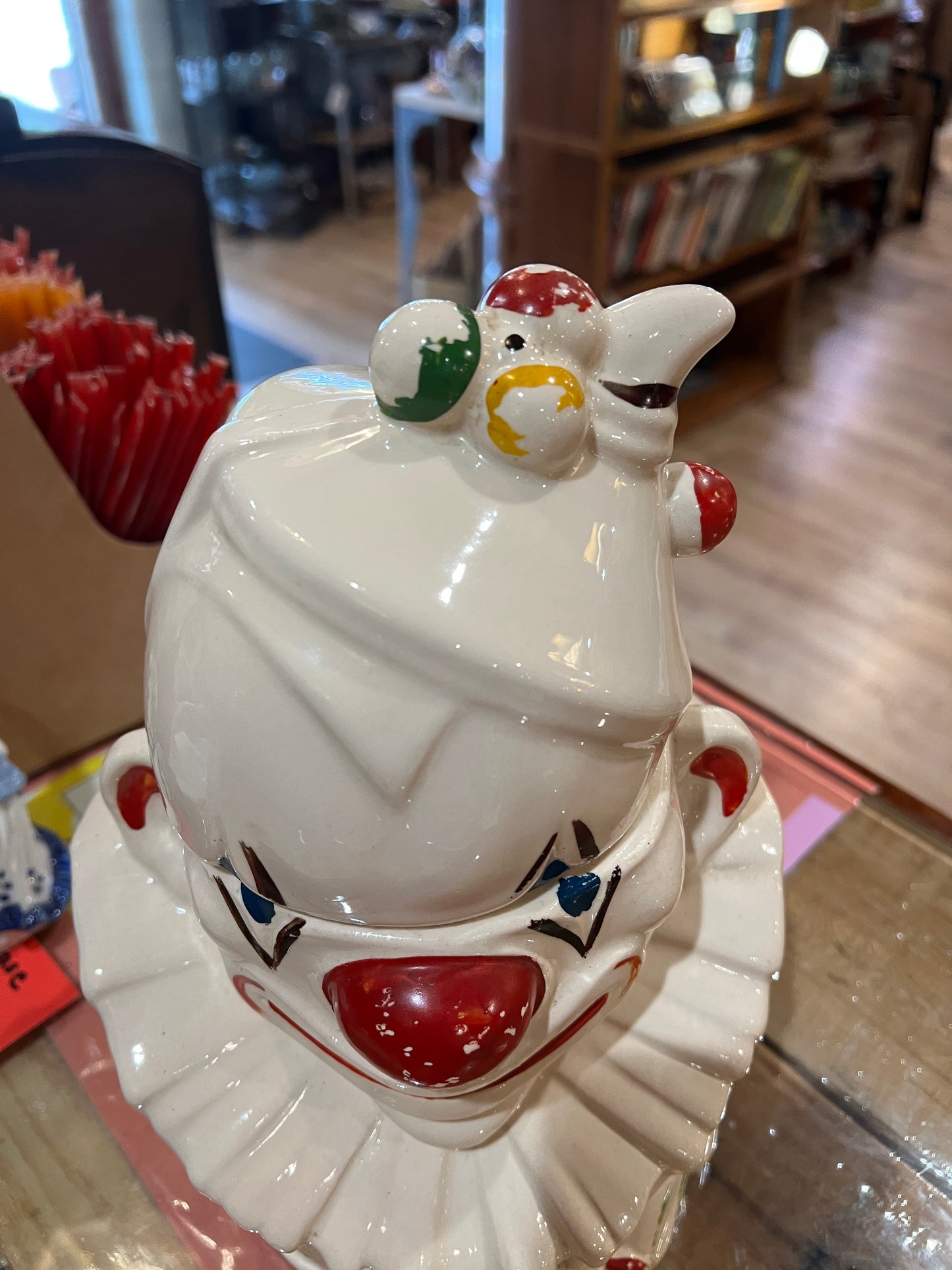 Vtg McCoy Clown Cookie Jar