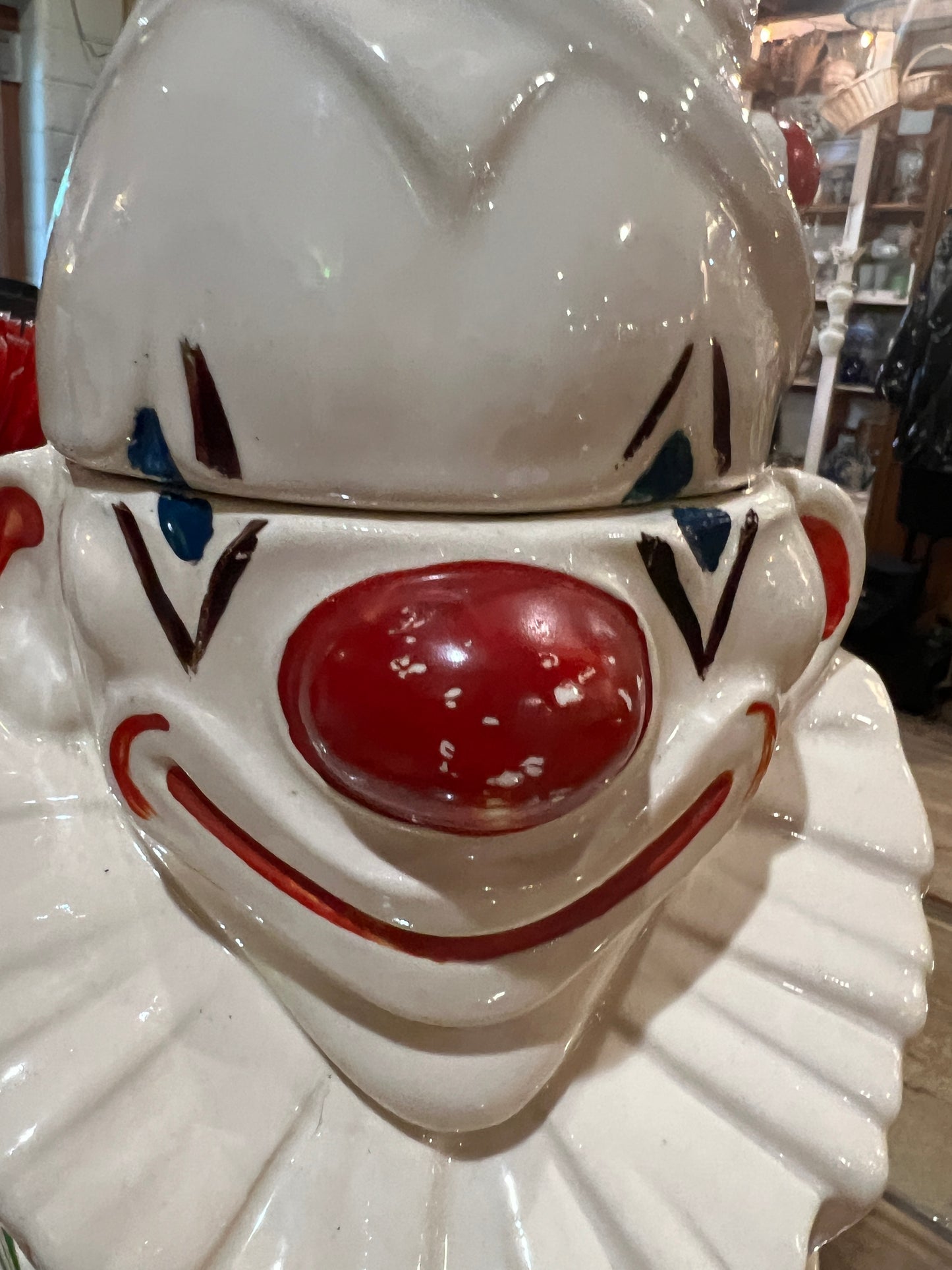 Vtg McCoy Clown Cookie Jar