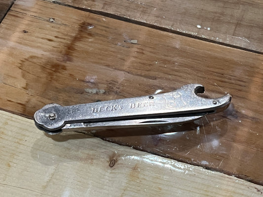 German Beck’s Beer Pocket opener & knife