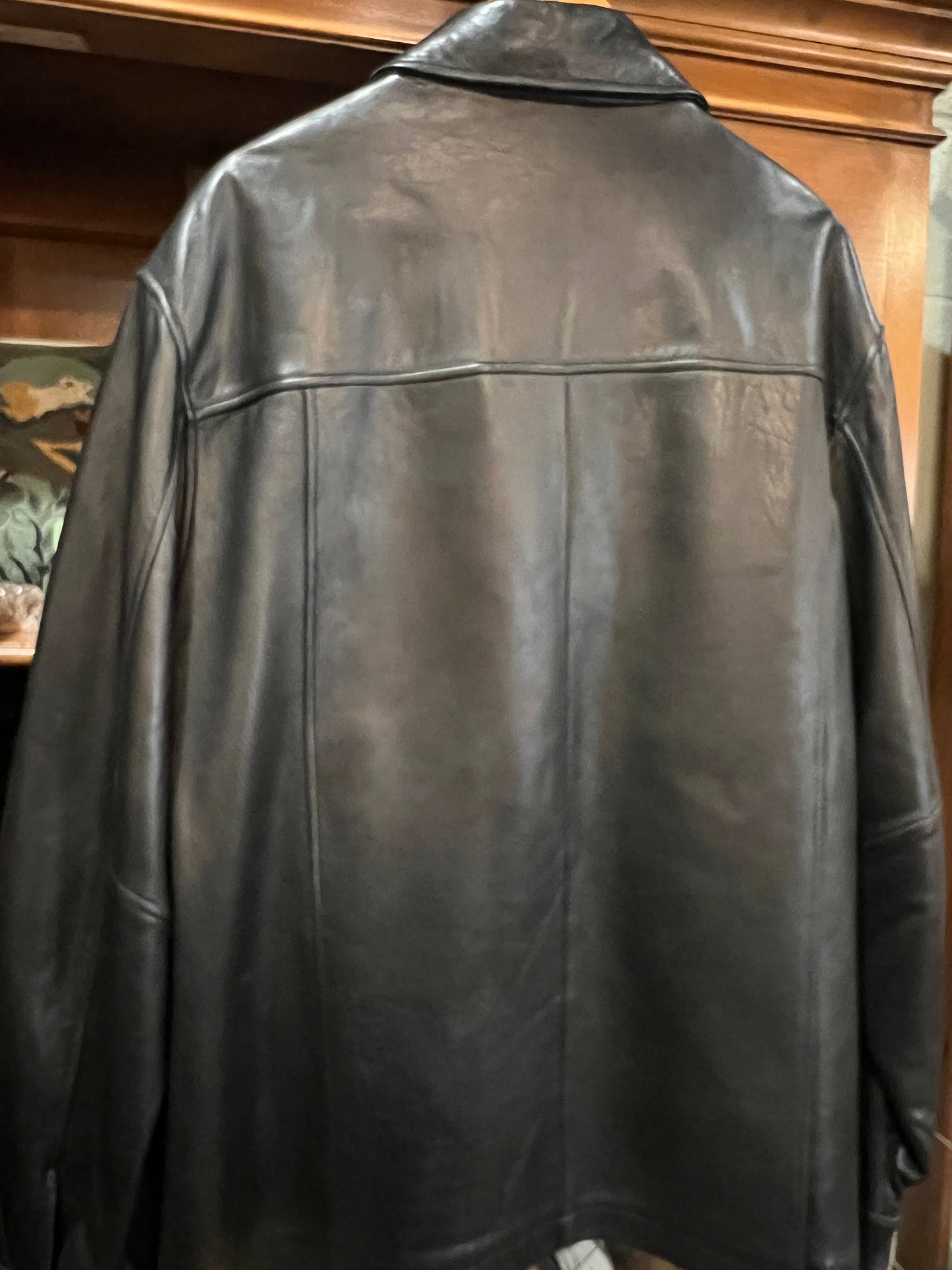 Vtg Merona Men’s Leather Jacket (XL)