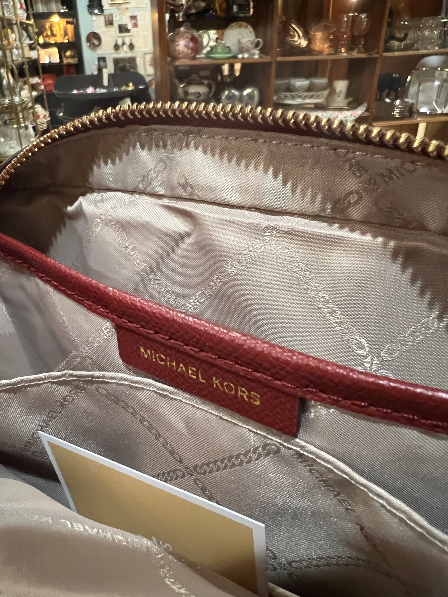 Michael Kors Burnt Red Crossbody Bag