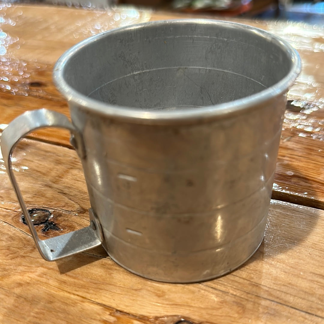 Vintage Aluminum Measuring Cup
