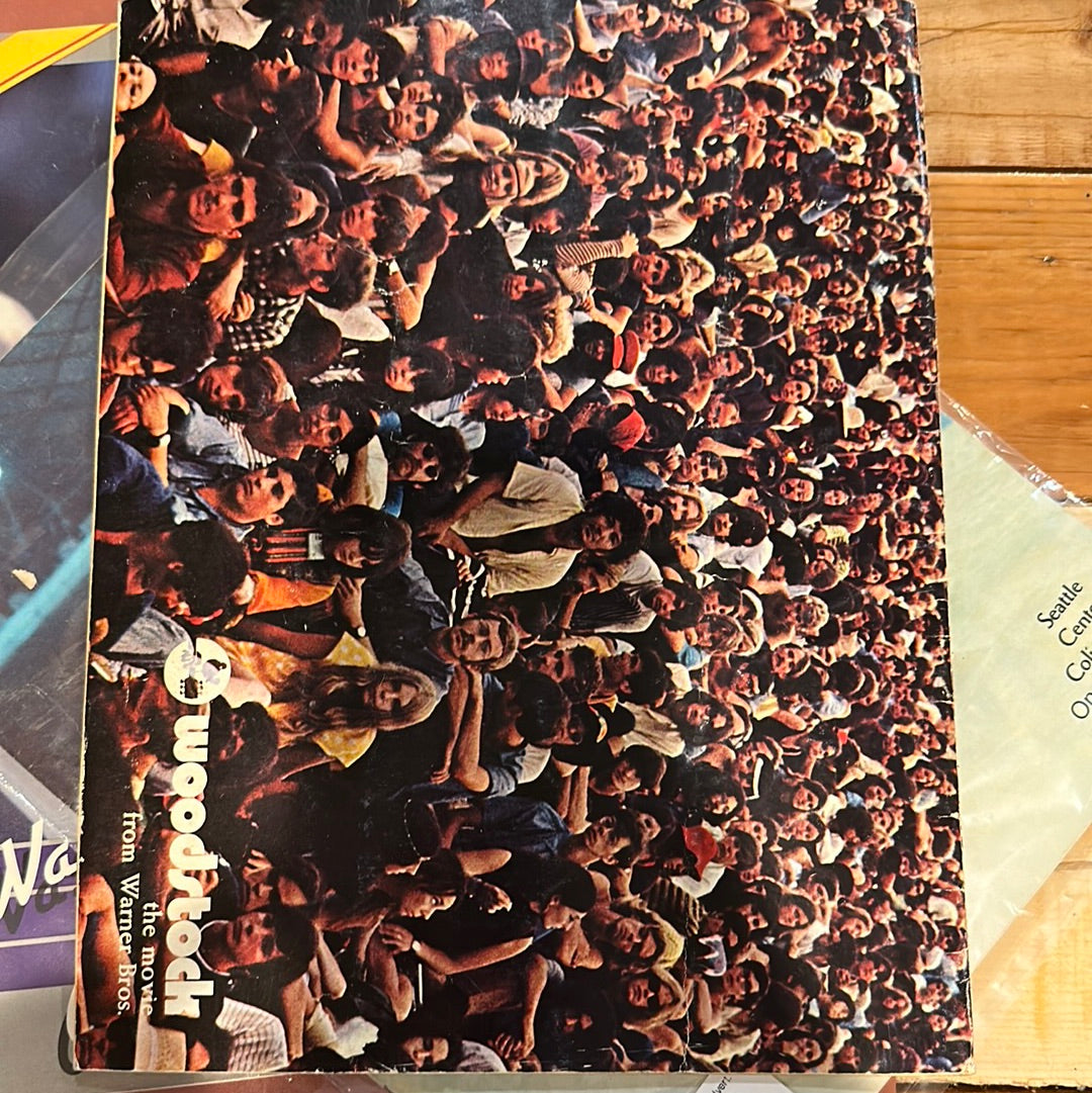 1970 Woodstock 3 Days Of Peace And Music 48 Page Color Booklet