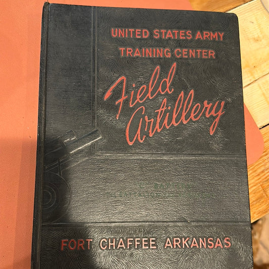 Army Training Field Artillery Book