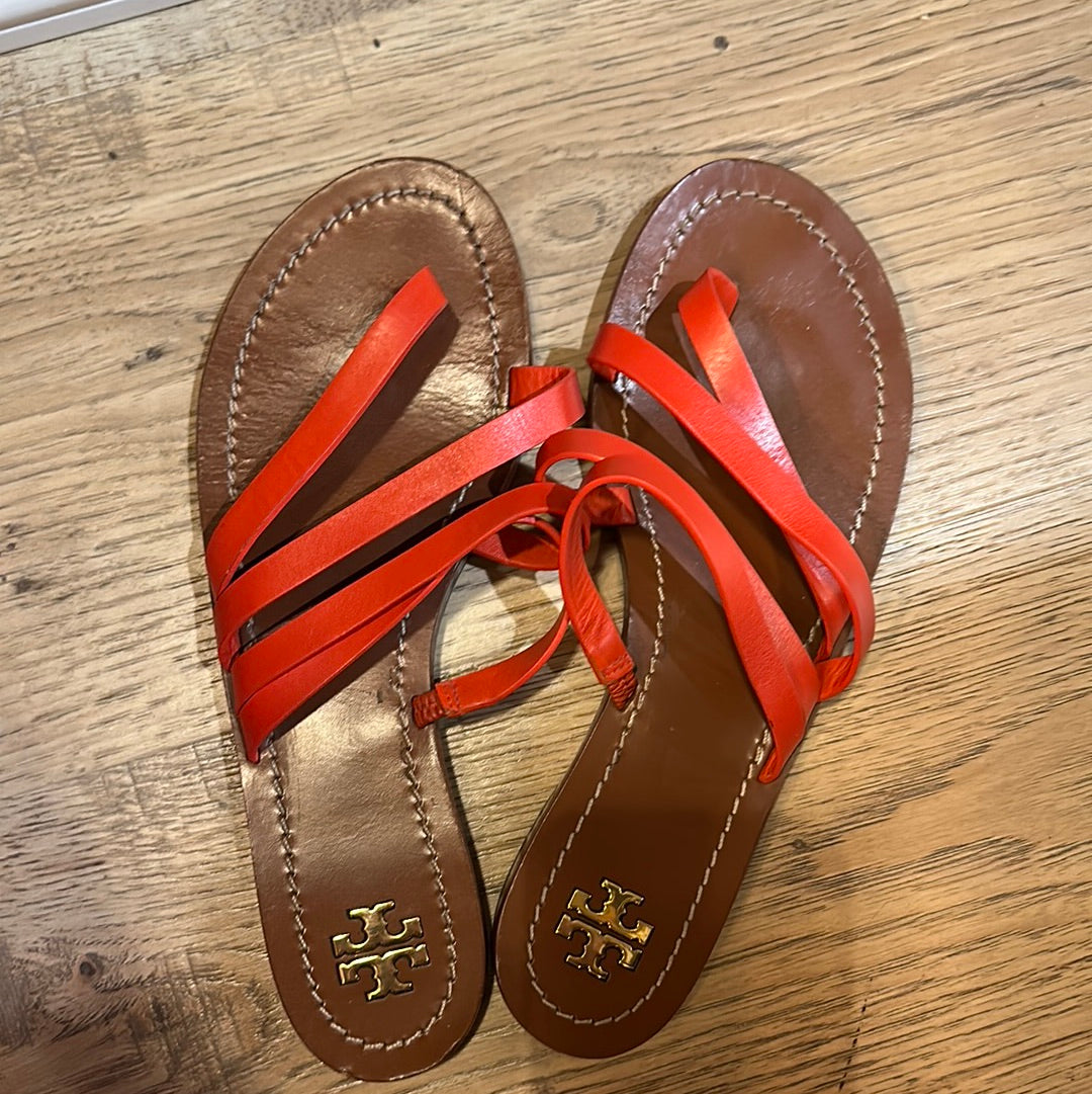Tory Burch Strappy Leather Sandals Size 7
