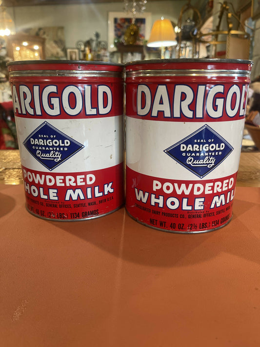 Large Darigold Milk Cans