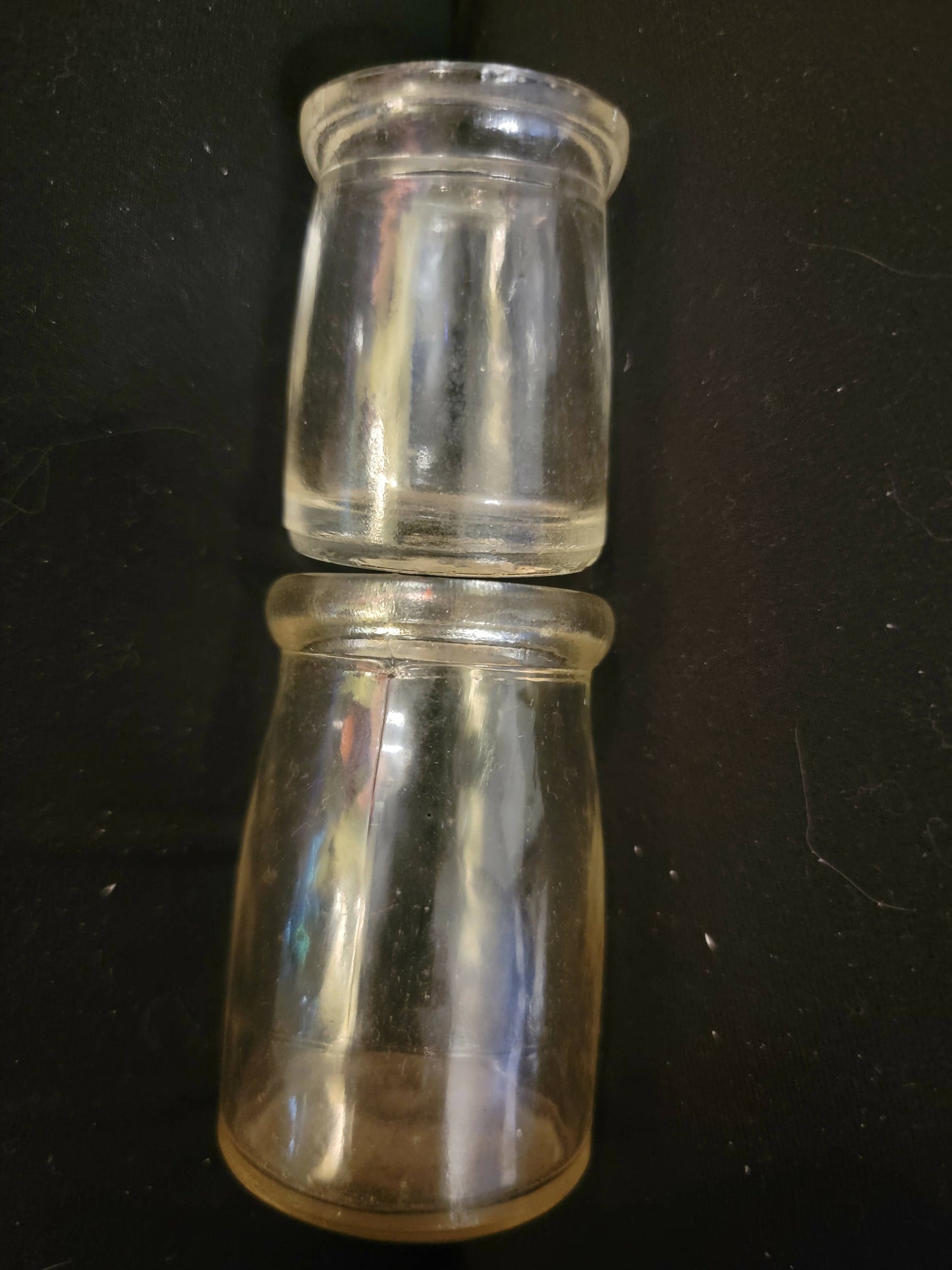 Vintage creamer jars set of 2