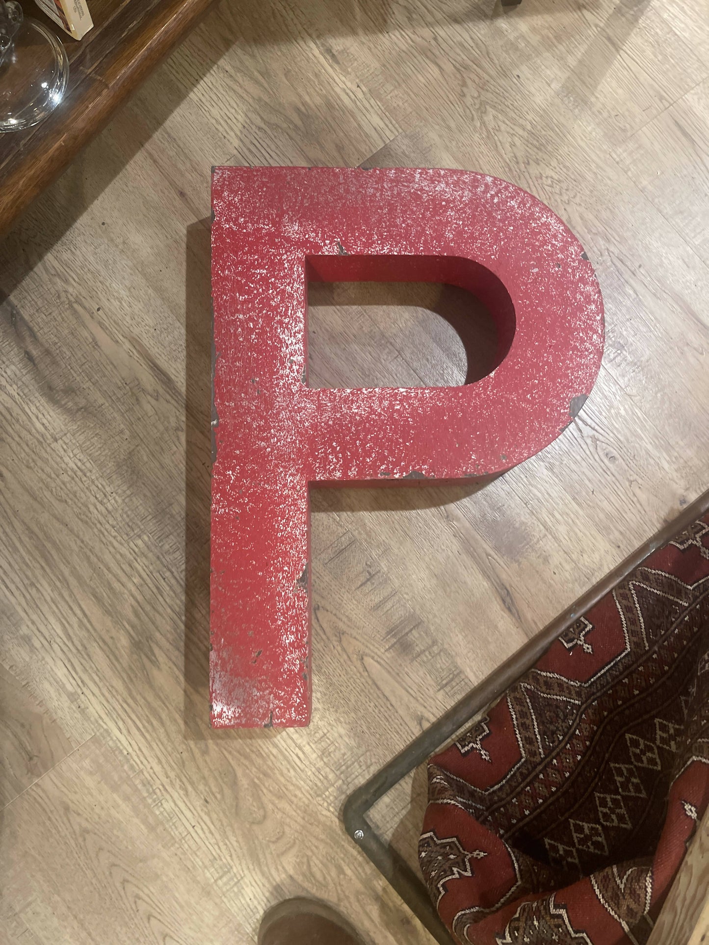 Various Heavy Metal Letters Red