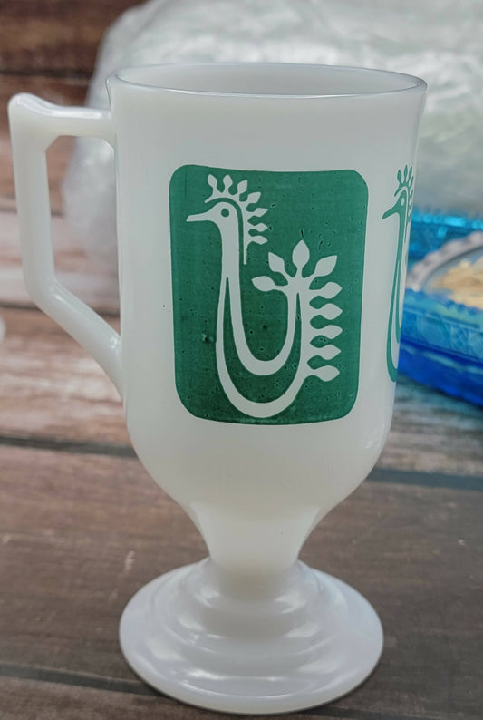 Vintage MCM Danish rooster footed mug