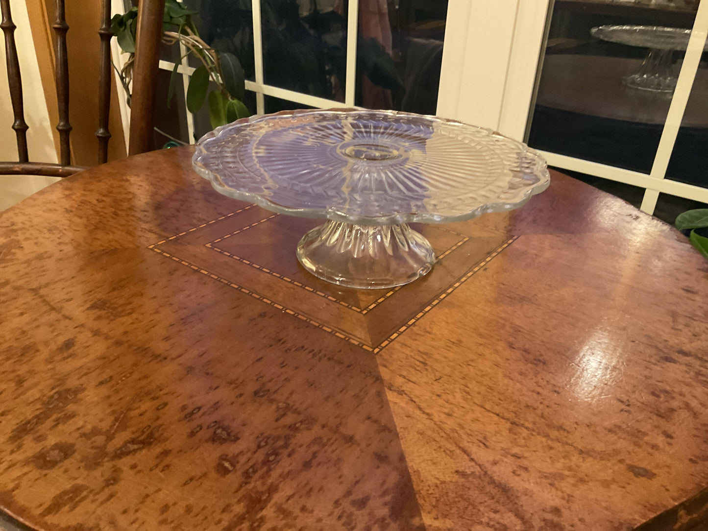 Small Glass Cake Stand