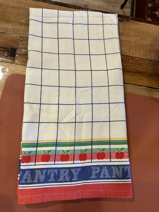 Vintage Ameritex Plaid Pantry Tablecloth