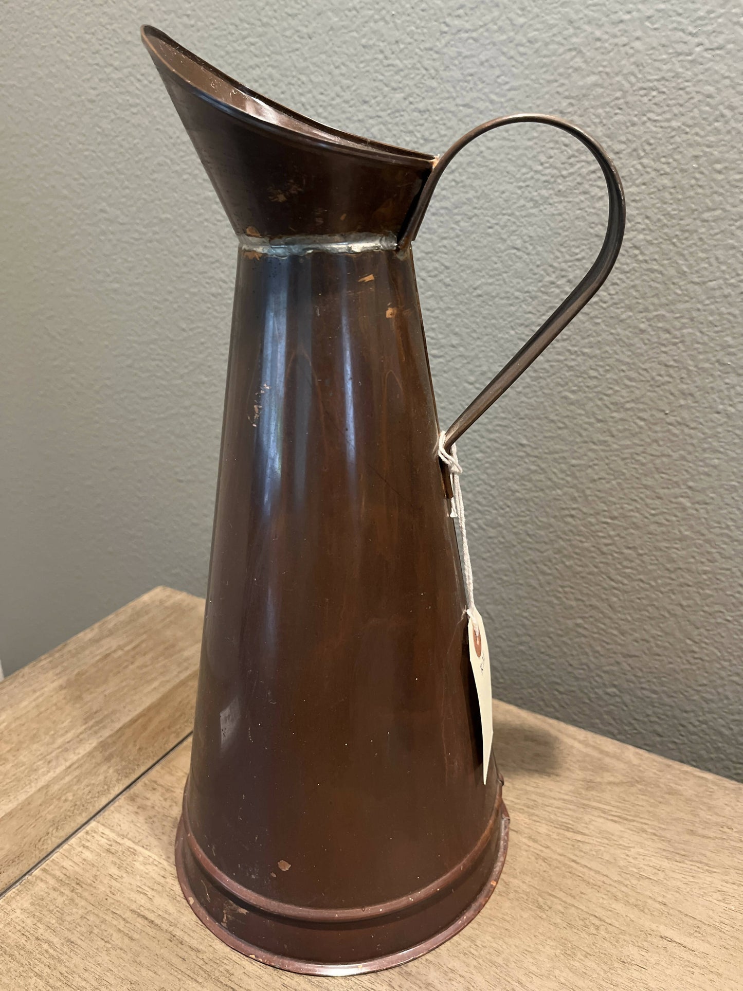 Vintage English Copper Water Pitcher