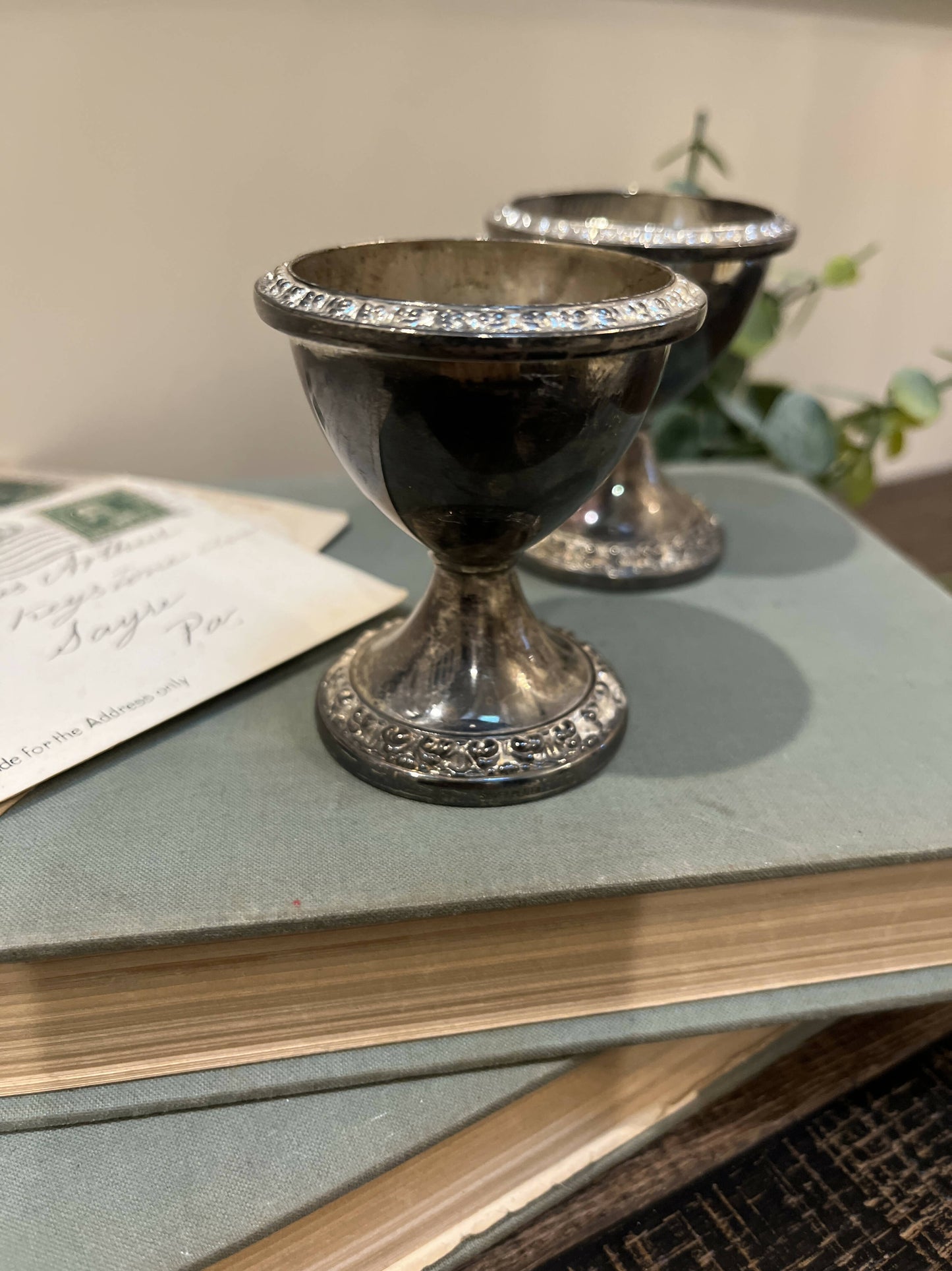 Lanthe English Silver Plate Egg Cup