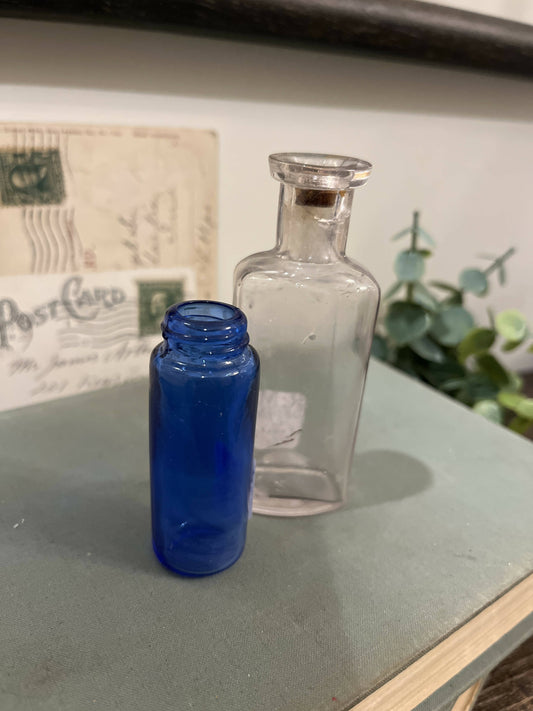 Vintage Glass Bottle -Small Size (various)