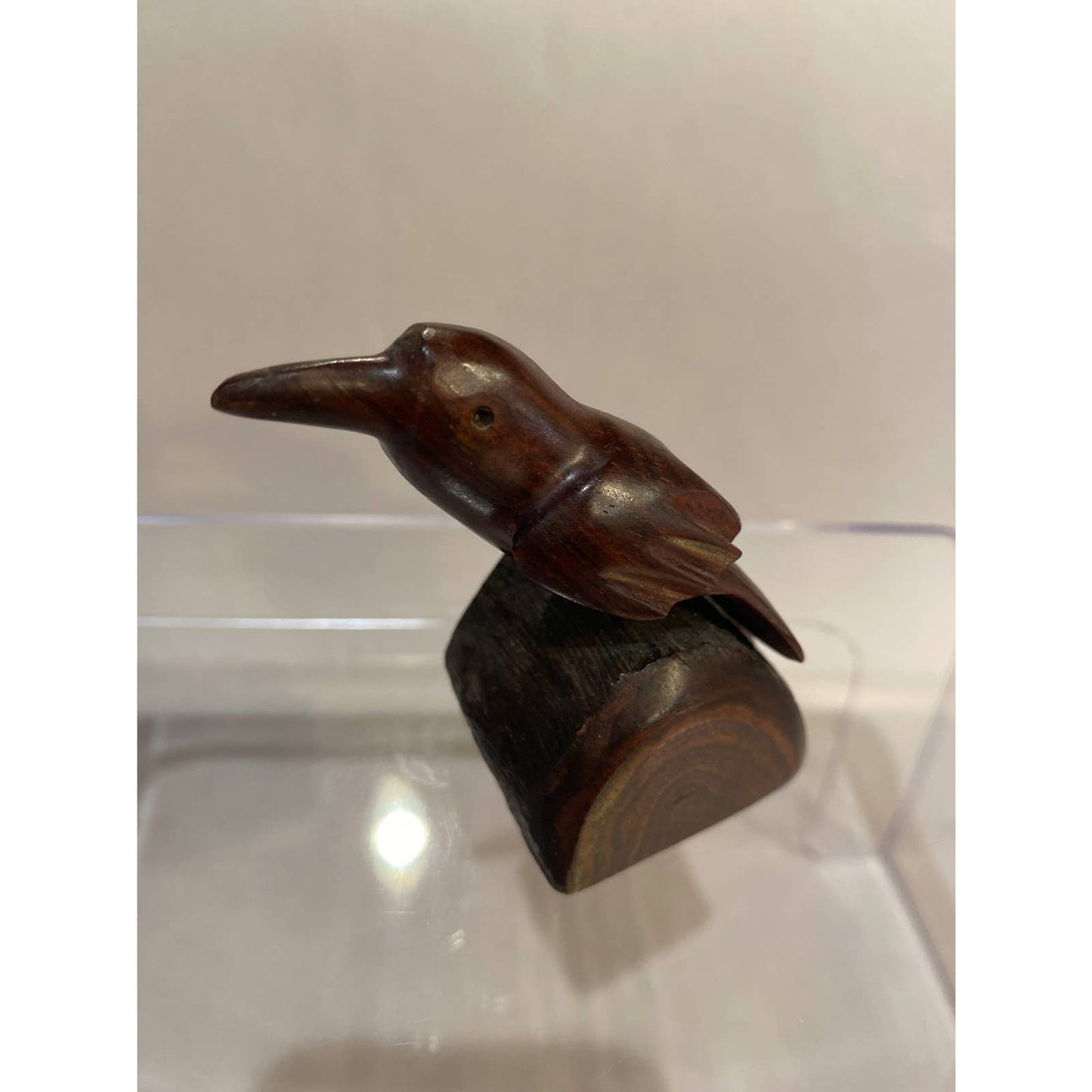 Mini Wood Carved Bird