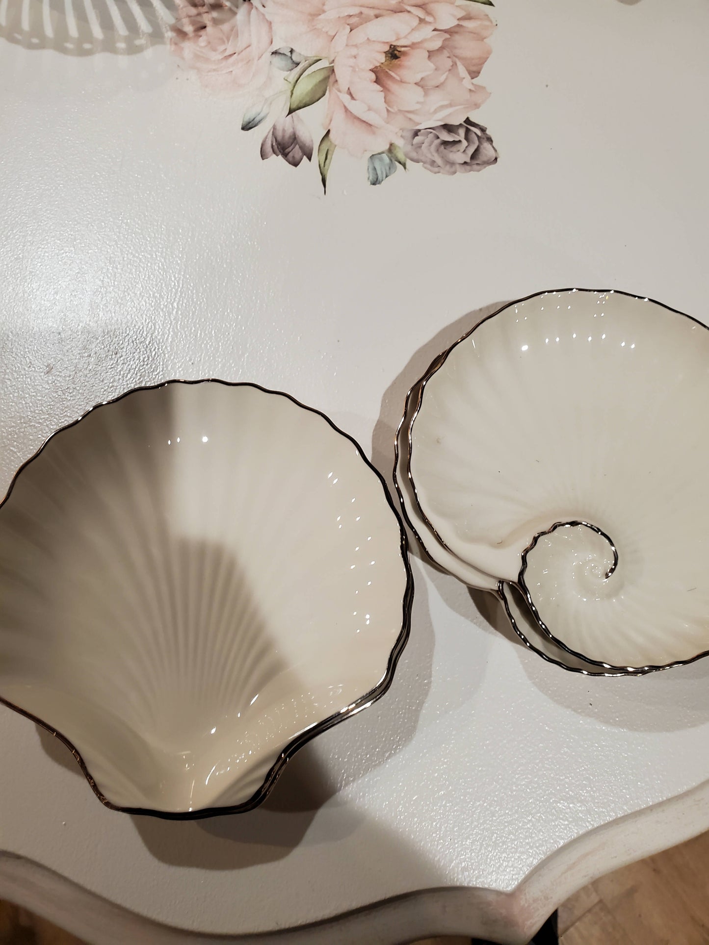 Lenox seashell dishes