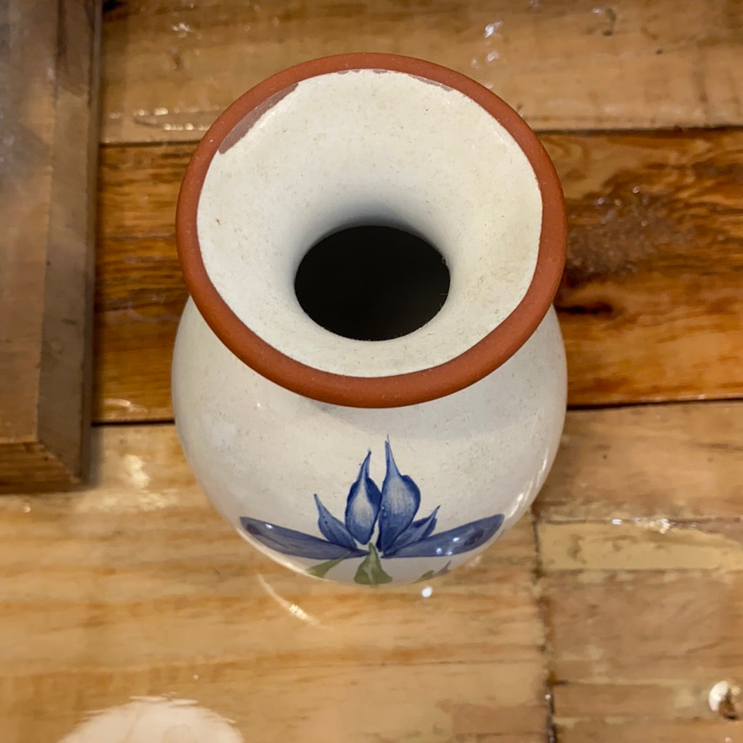 Emerson Cree Pottery Blue Iris Vase