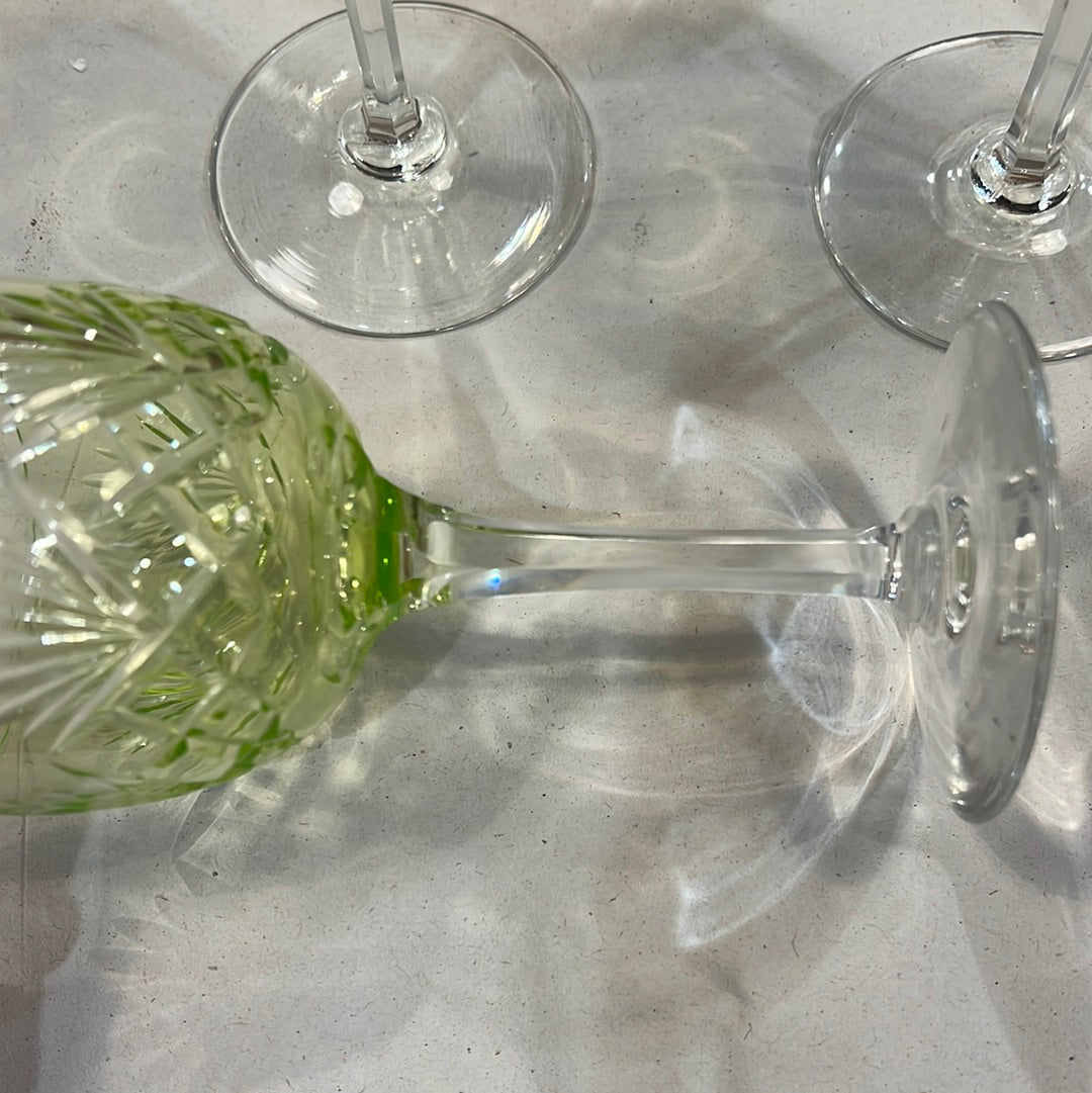 Rare Ragnvald Hansen 1940’s Marie 1912 Uranium Wine Glass