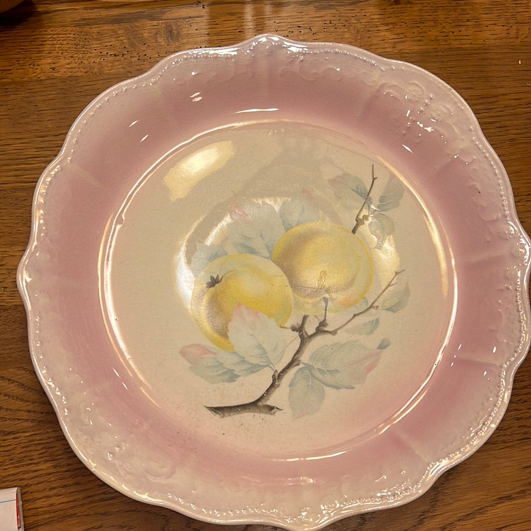Semi Porcelain Apple Platter