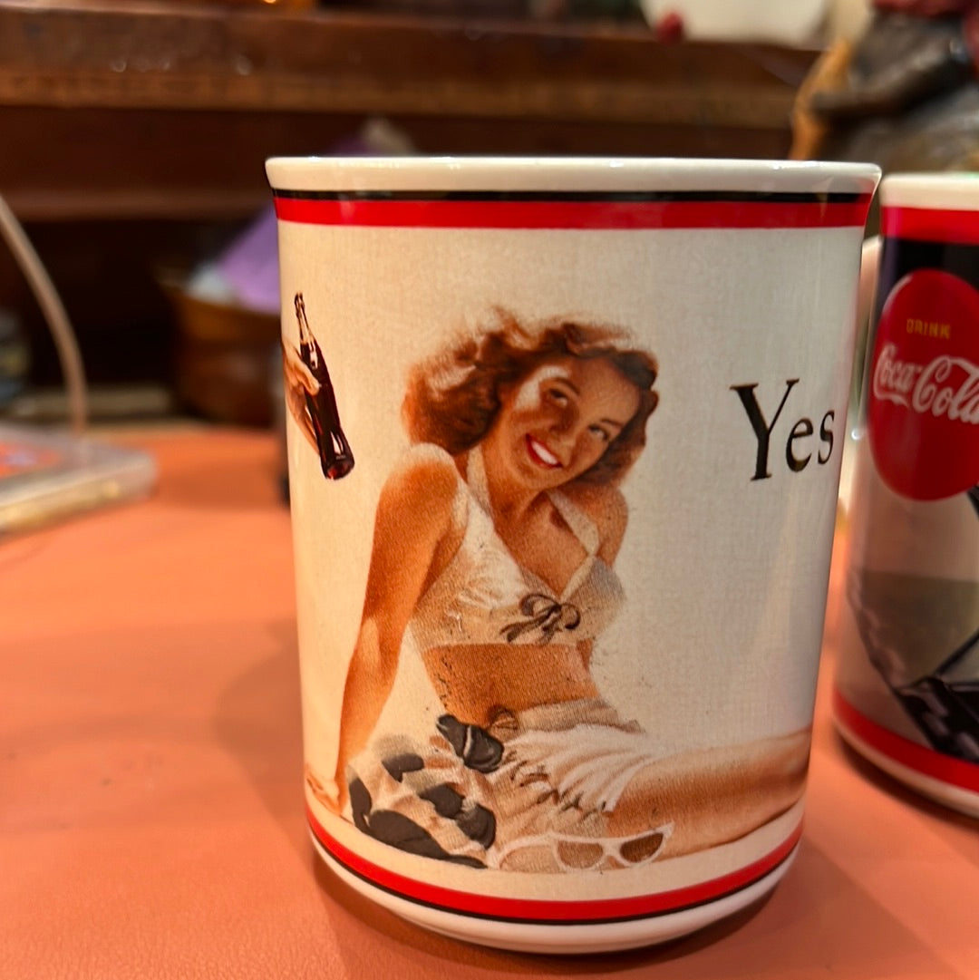 Vtg Coca-Cola Mug