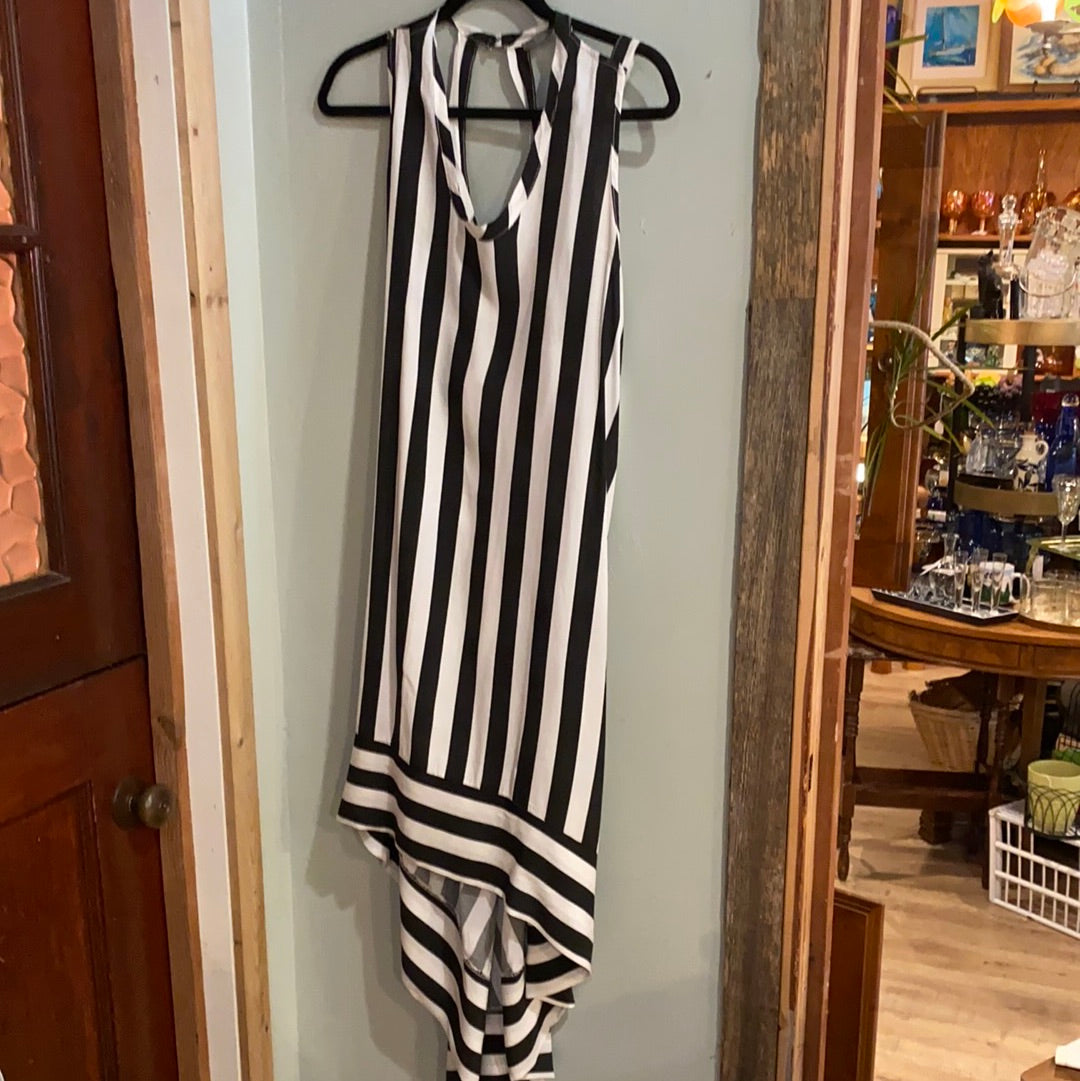 Black & White Striped Dress