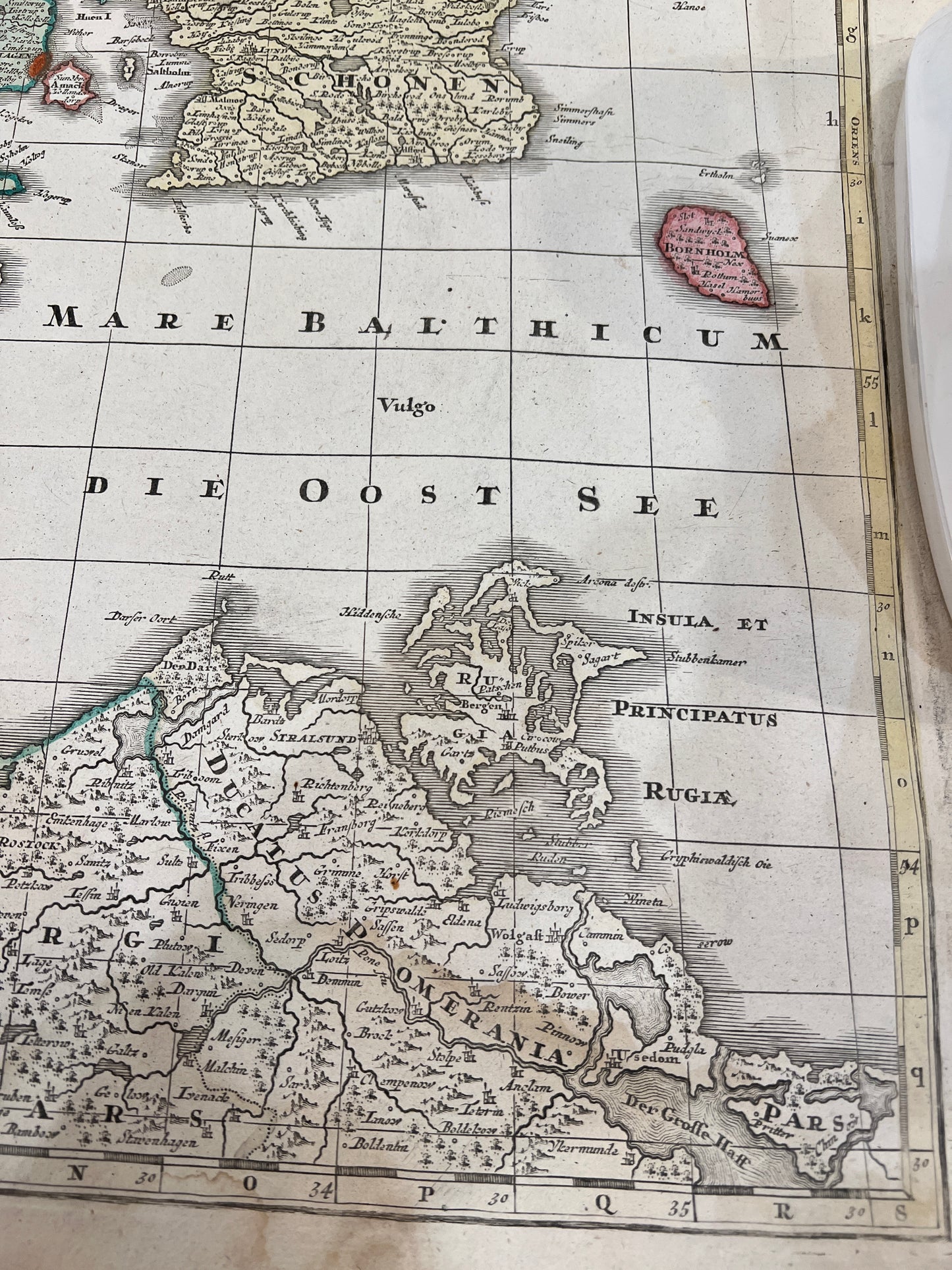 1760’s Antique Map of Kingdom of Denmark
