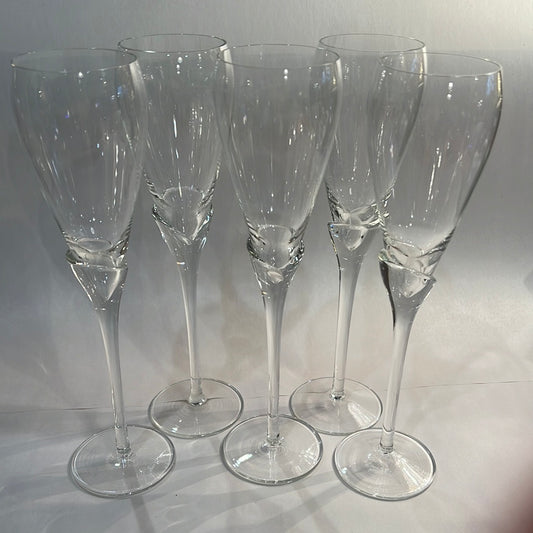 Crystal Champagne Flutes(6)